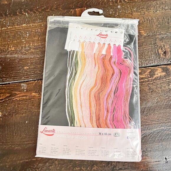 Lanarte Romantic #PN-0147004 In Thoughts Cross Stitch Kit RARE NEW Sealed - Picture 4 of 4